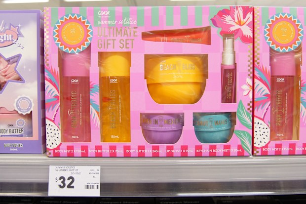 Kmart beauty gifting range