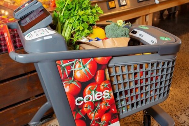 coles smart trolley