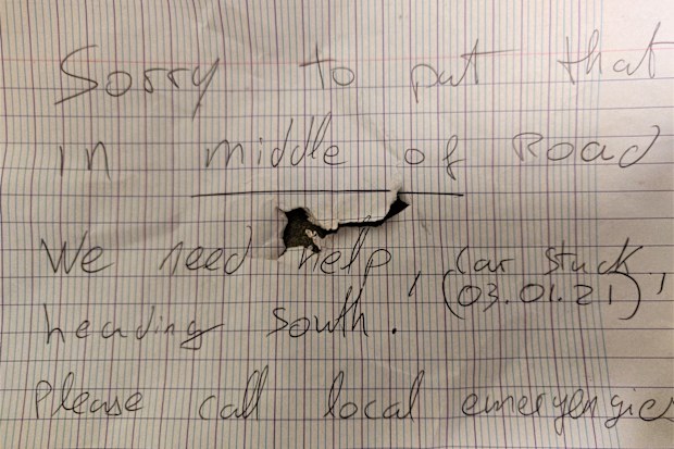'Please call local emergency services' one letter read.