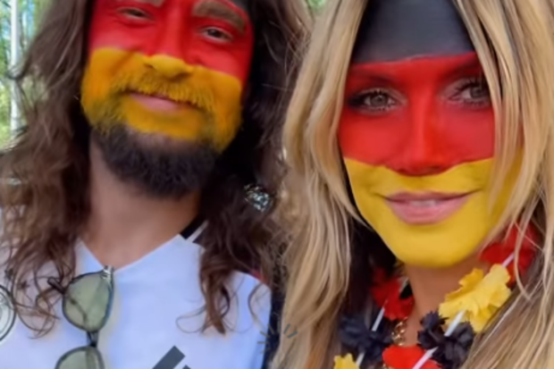 Heidi Klum supports Germany at Euro 2024