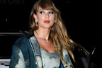 NEW YORK, NEW YORK - SEPTEMBER 11: Taylor Swift arrives to a NYFW after party at Electric Lady Studio on September 11, 2024 in New York City. (Photo by Robert Kamau/GC Images)