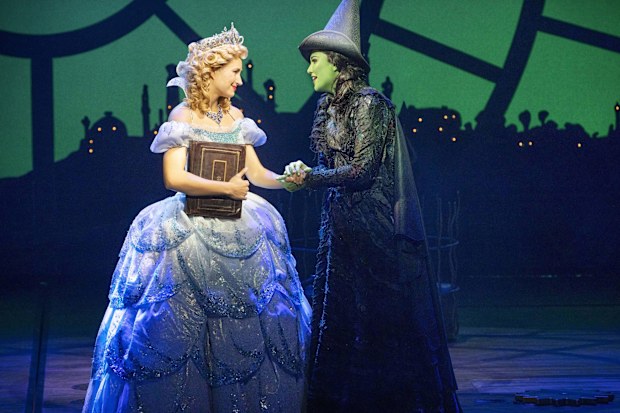 Courtney Monsma and Sheridan Adams in Wicked, which is heading to Perth.