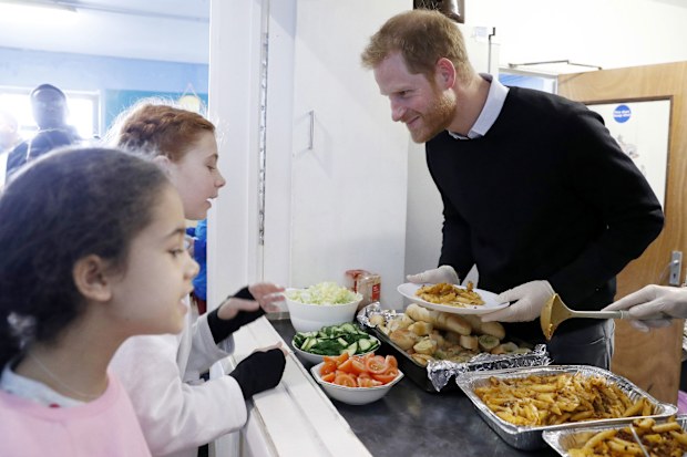 Prince Harry Fit and Fed program in London