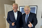 Donald Trump meets Borris Johnson. 17.07.24