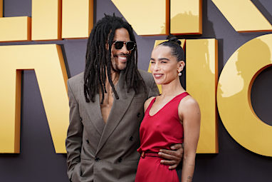 Lenny Kravitz and Zoë Kravitz
