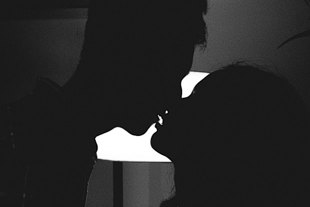Couple kissing