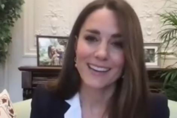 Kate Middleton spoke to frontline nurses via video call, thanking them for their hard work.