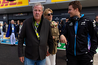 Jeremy Clarkson and Lisa Hogan