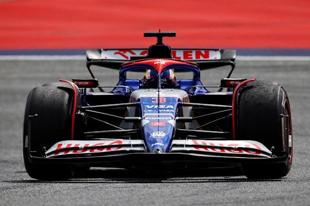 Daniel Ricciardo of Australia driving the (3) Visa Cash App RB VCARB 01 on track during the F1 Grand Prix of Austria at Red Bull Ring on June 30, 2024 in Spielberg, Austria. (Photo by Chris Graythen/Getty Images)