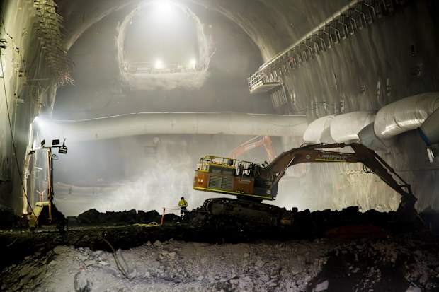 The Snowy Hydro 2.0 project reaches an important milestone - the breakthrough of tunnel boring machine into a cavern deep underground.