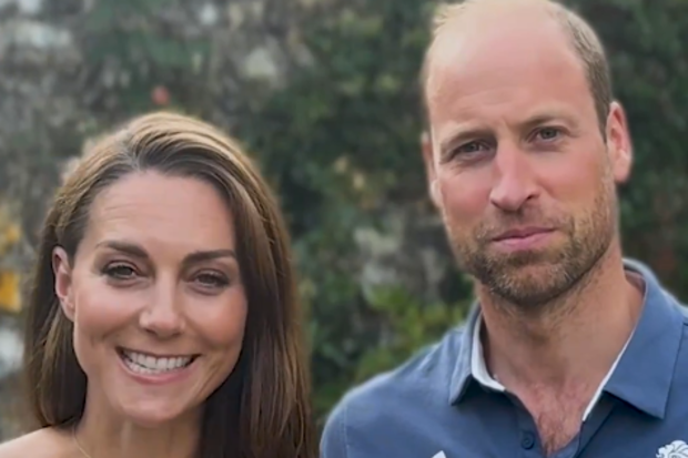 Prince and Princess of Wales video Olympics