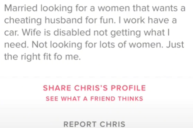 Cheating husband Chris
