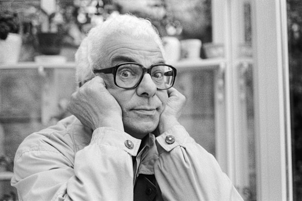 English comedian and TV and radio script-writer Barry Cryer, circa 1990. 