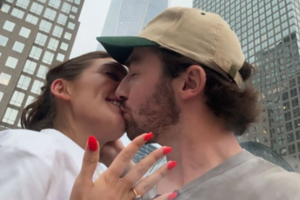 Daniel Neeson and Natalie Ackerman engagement