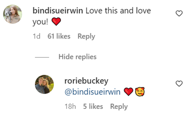 Rorie Buckey and Bindi Irwin