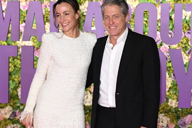 Anna Elisabet Eberstein and Hugh Grant