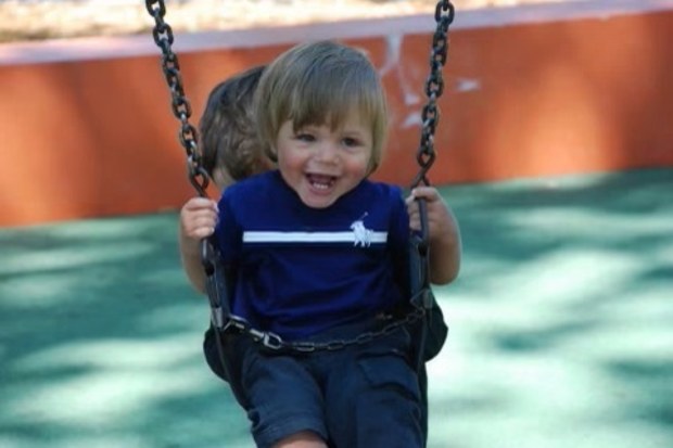 Alex on a swing NDIS podcast