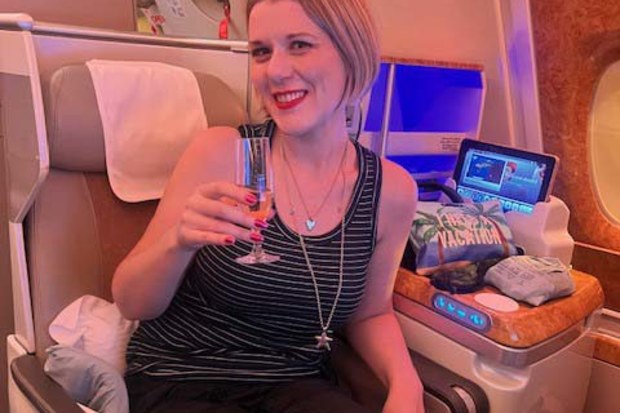 Emirates business class review A380 sydney to dubai