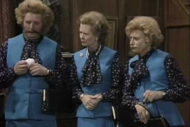 Angela Thorne was also known for doing a brilliant Margaret Thatcher impression on the show, Anyone for Dennis?