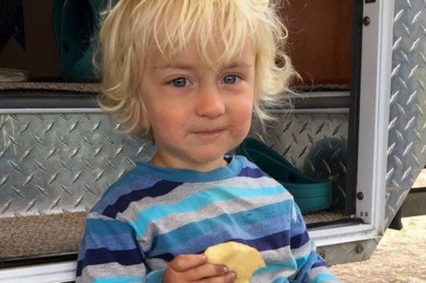 Tom Smith as a small child.