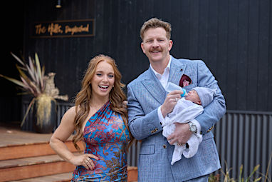 Emma and Ben with baby Bailey
