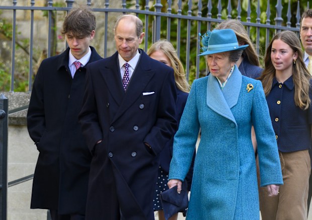 The Prince Edward, Duke of Edinburgh and The Princess Royal Easter Service.