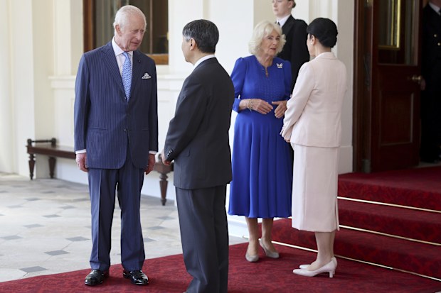 King Charles III, Queen Camilla, Emperor Naruhito, Empress Masako