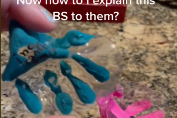 Teacher reveals hilarious arts and crafts fail after attempting to make 'shrink charms' with first-grade class.