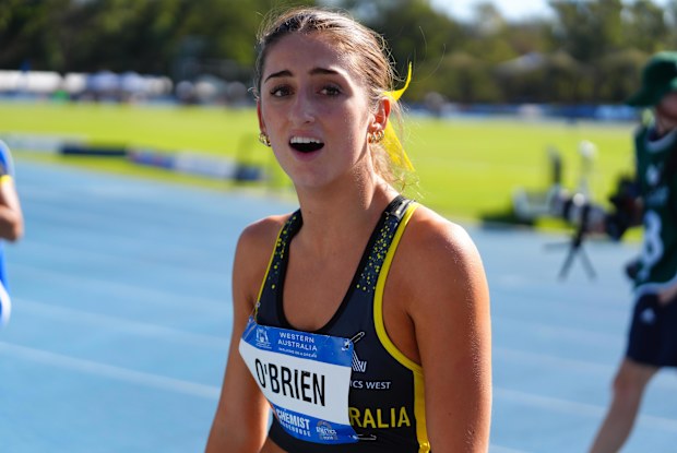 Leah O'Brien in a state of disbelief.