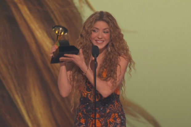 Shakira wins award at 2025 Grammys