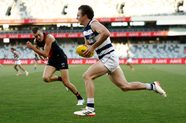 Max Holmes starred for the Cats.