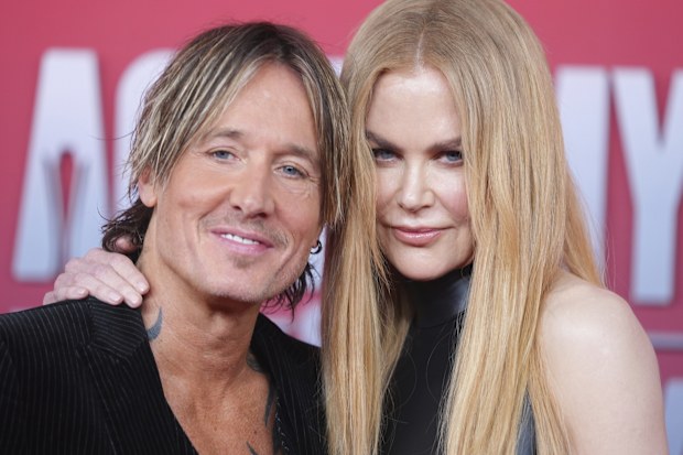 Keith Urban and Nicole Kidman at the 60th annual Academy of Country Music Awards on Thursday, May 8, 2025, in Frisco, Texas. 