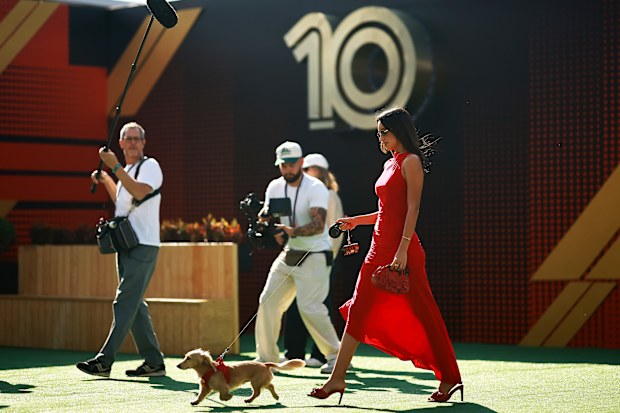 Charles Leclerc and Alexandra Saint Mleux