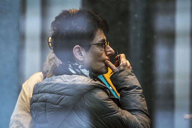 Barbara Fried, mother of FTX founder Sam Bankman-Fried, arrives at Manhattan Federal Court, Thursday, March. 28, 2024, in New York 