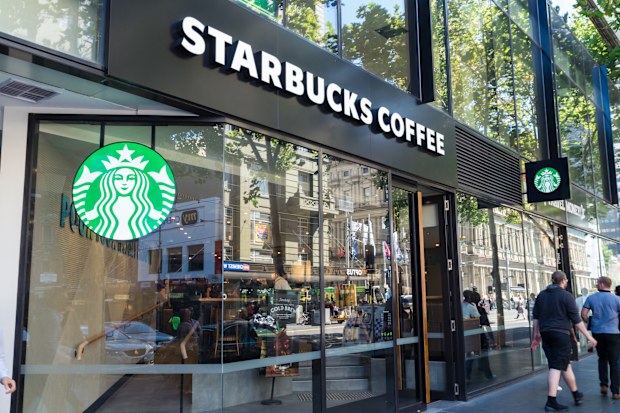Starbucks Coffee is an American multinational coffee shop chain.