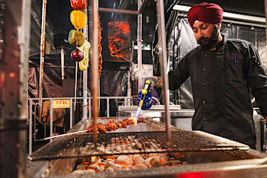 Vivid Fire Kitchen