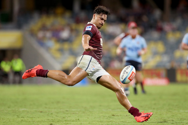 Jordan Petaia has typically worn the No.15 jersey for the Queensland Reds.