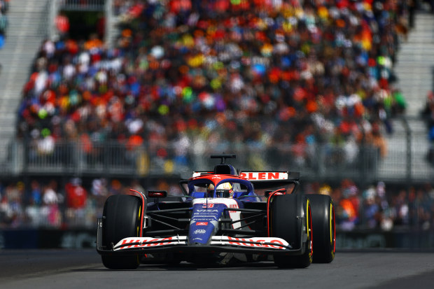 Daniel Ricciardo on track during the Canadian Grand Prix at Circuit Gilles Villeneuve.