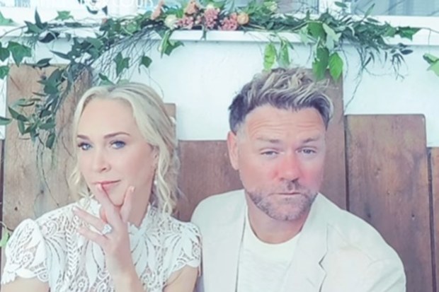 brian mcfadden marries for a third time partner Danielle Parkison daughter Ruby