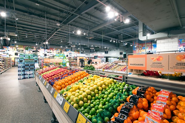A Coles Local Supermarket at Brighton, Victoria is one of 16 stores offering local produce.