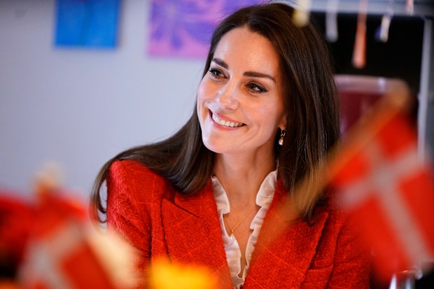 The Duchess of Cambridge visit the Children's Museum at Frederiksberg, Copenhagen, Tuesday Feb. 22, 2022. The Duchess is on a two-day visit to Denmark.