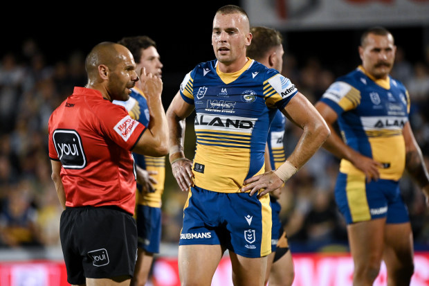 Eels captain Clint Gutherson.