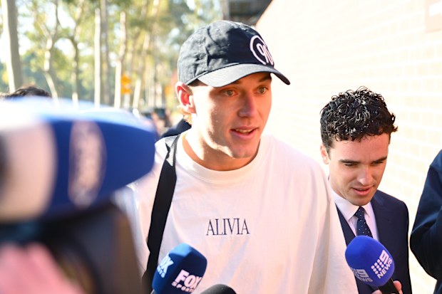 Patrick Cripps of the Blues arrives at Ikon Park after coach Michael Voss quit.