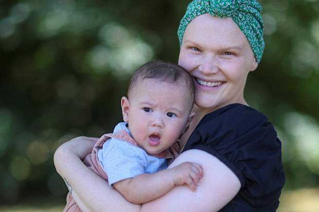 Melanie Thackeray was diagnosed with breast cancer while pregnant with her second child