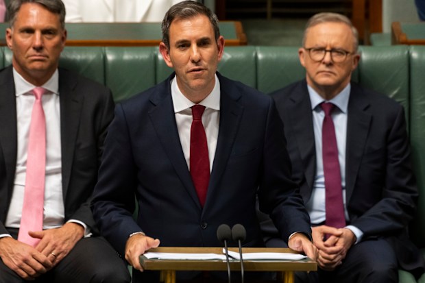 Treasurer Jim Chalmers delivers his first federal budget. 