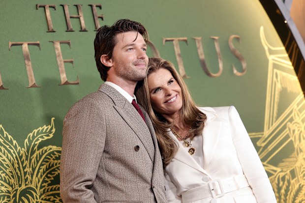 Patrick Schwarzenegger and Maria Shriver