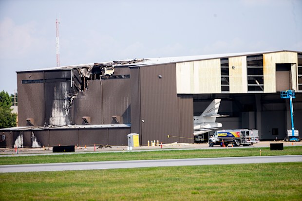 A small plane crashed as it was taking off from the Dallas-area airport Sunday morning, a spokeswoman for the town of Addison, Texas, said. 