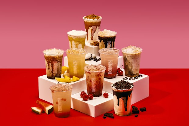 KFC's new KWENCH by KFC drinks range, being tested in Australia for the first time