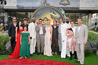 Manuel García-Rulfo, Luna Blaise, David Iacono, Audrina Miranda, Mahershala Ali, Jonathan Bailey, Scarlett Johansson, Gareth Edwards, Rupert Friend, Bechir Sylvain, Philippine Velge and Ed Skrein 