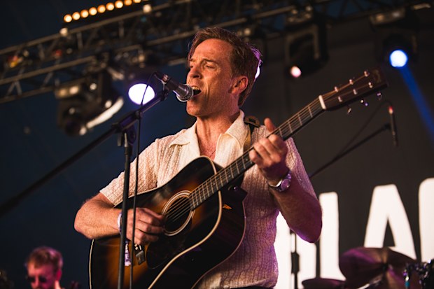 Damian Lewis performs at Black Deer Festival of Americana 2023 in Kent, UK